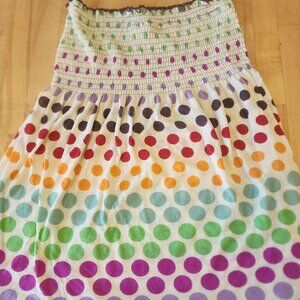 Cute size lg baby toll strapless top